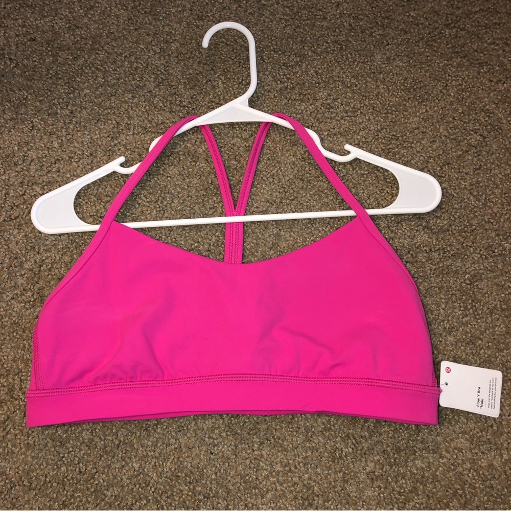 FINAL PRICE Lululemon Flow Y Nulu bra SONIC PINK